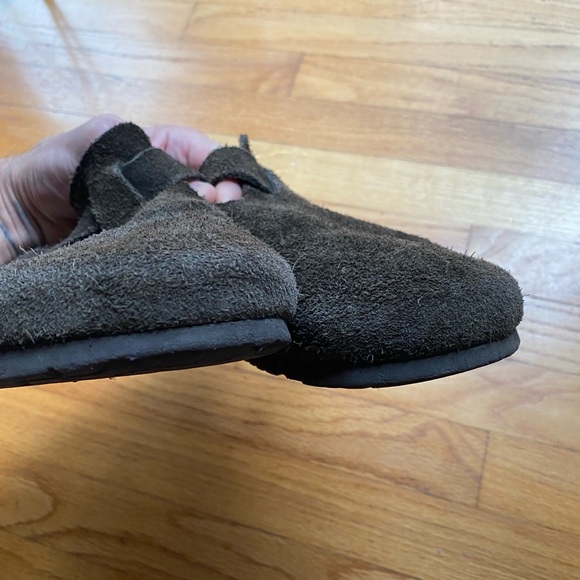 Birkenstock Suede Boston Chocolate Brown 45 12 - Picture 6 of 7
